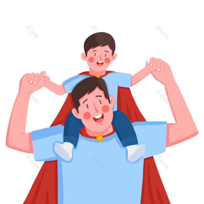 父亲节图片,元素,PNG,免抠素材